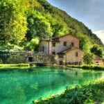 Sellano, il ponte tibetano, tartufo, fagioli con le cotiche, la festa